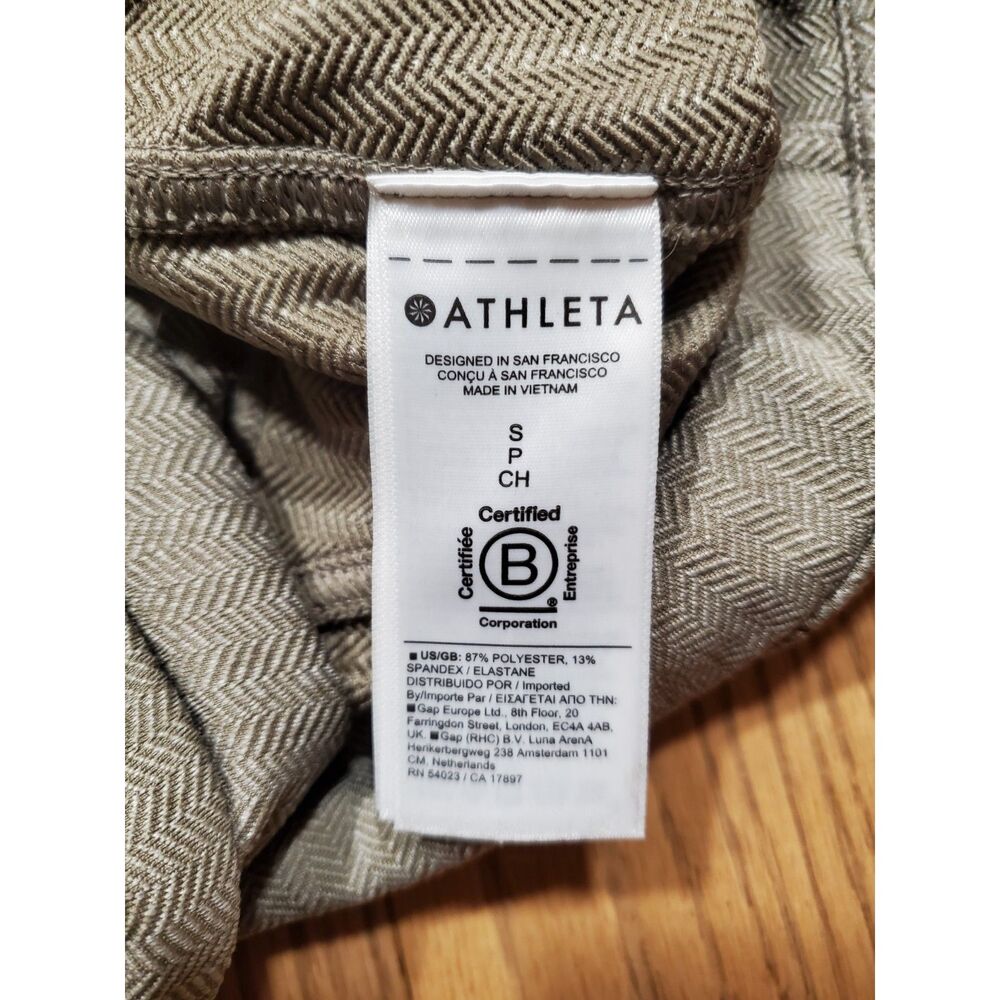 Athleta Womens S Delancey Skyline High Rise Herringbone Legging Athleisure EUC - Picture 11 of 14